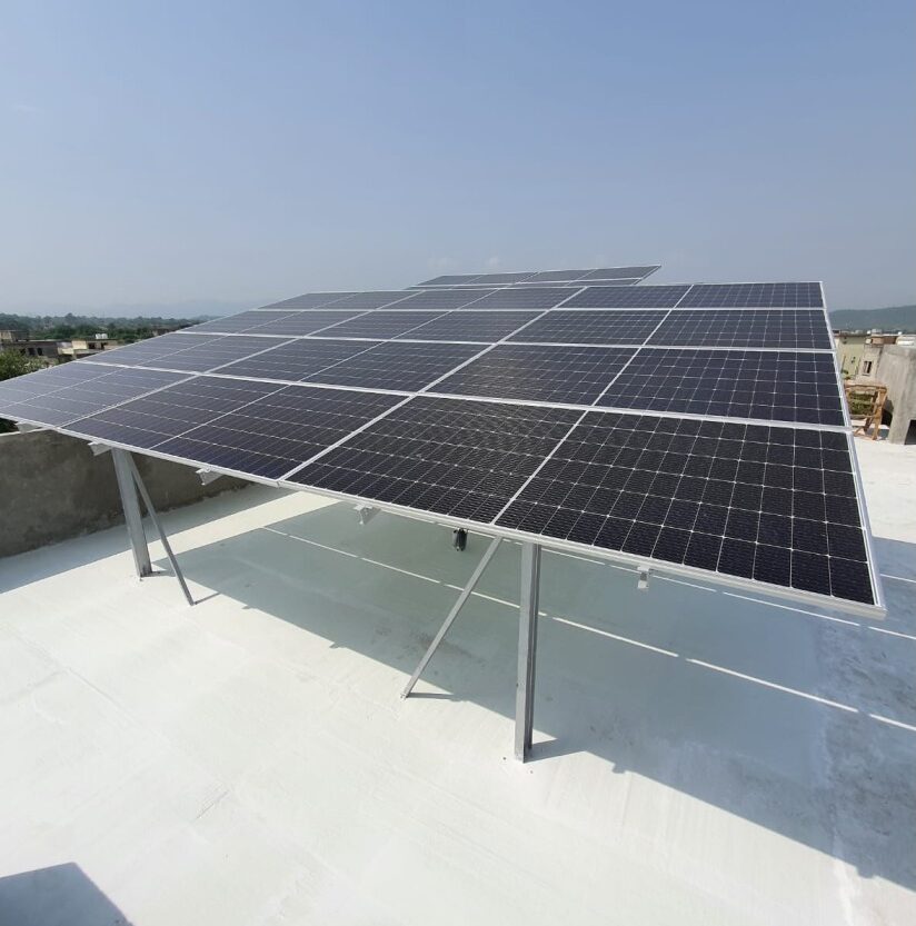 Grid Solar System 5kW at  Bahria Town, Islamabad