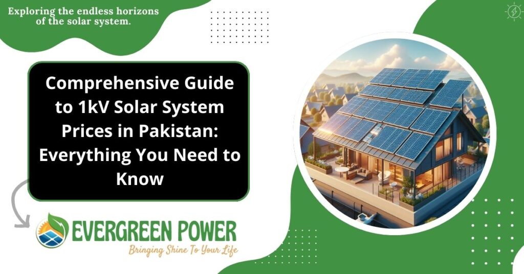 1kV Solar System Prices in Pakistan