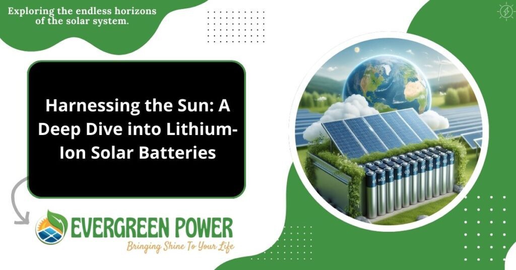 Lithium-Ion Solar Batteries