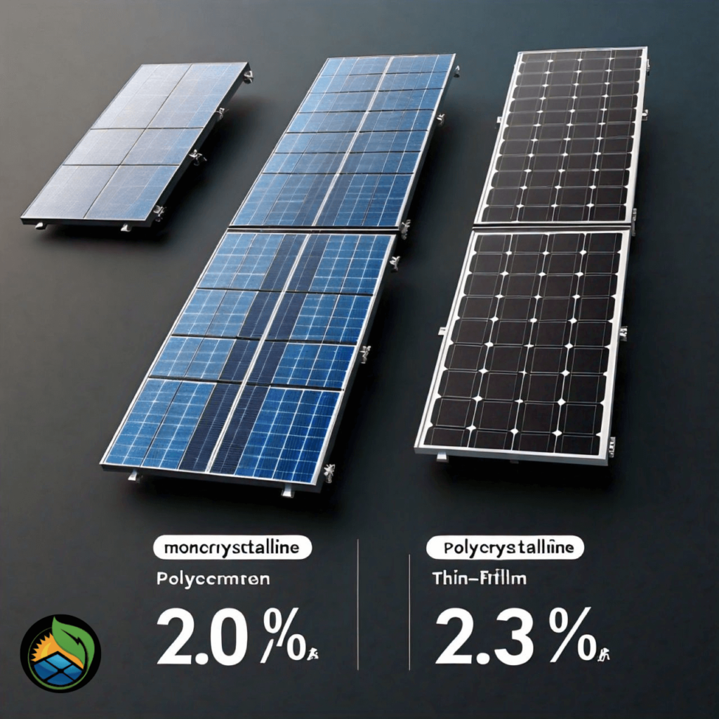 Solar panel monocrystal vs polycrystline