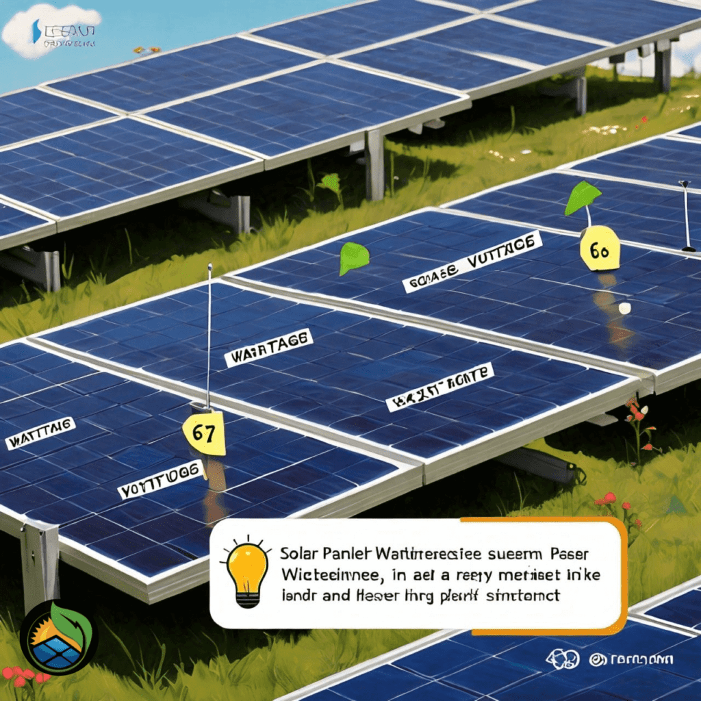 Calculate Solar Panel Wattage