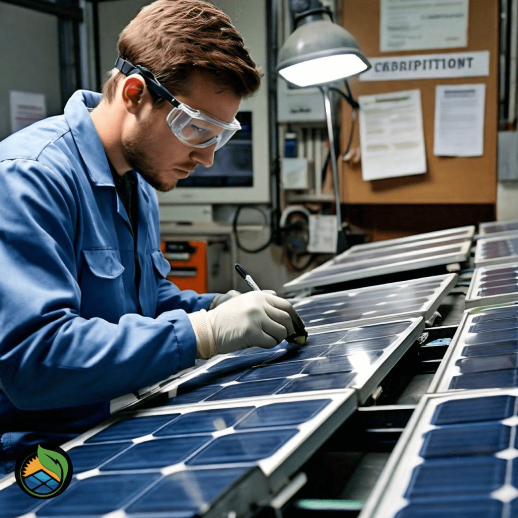 Testing solar panels