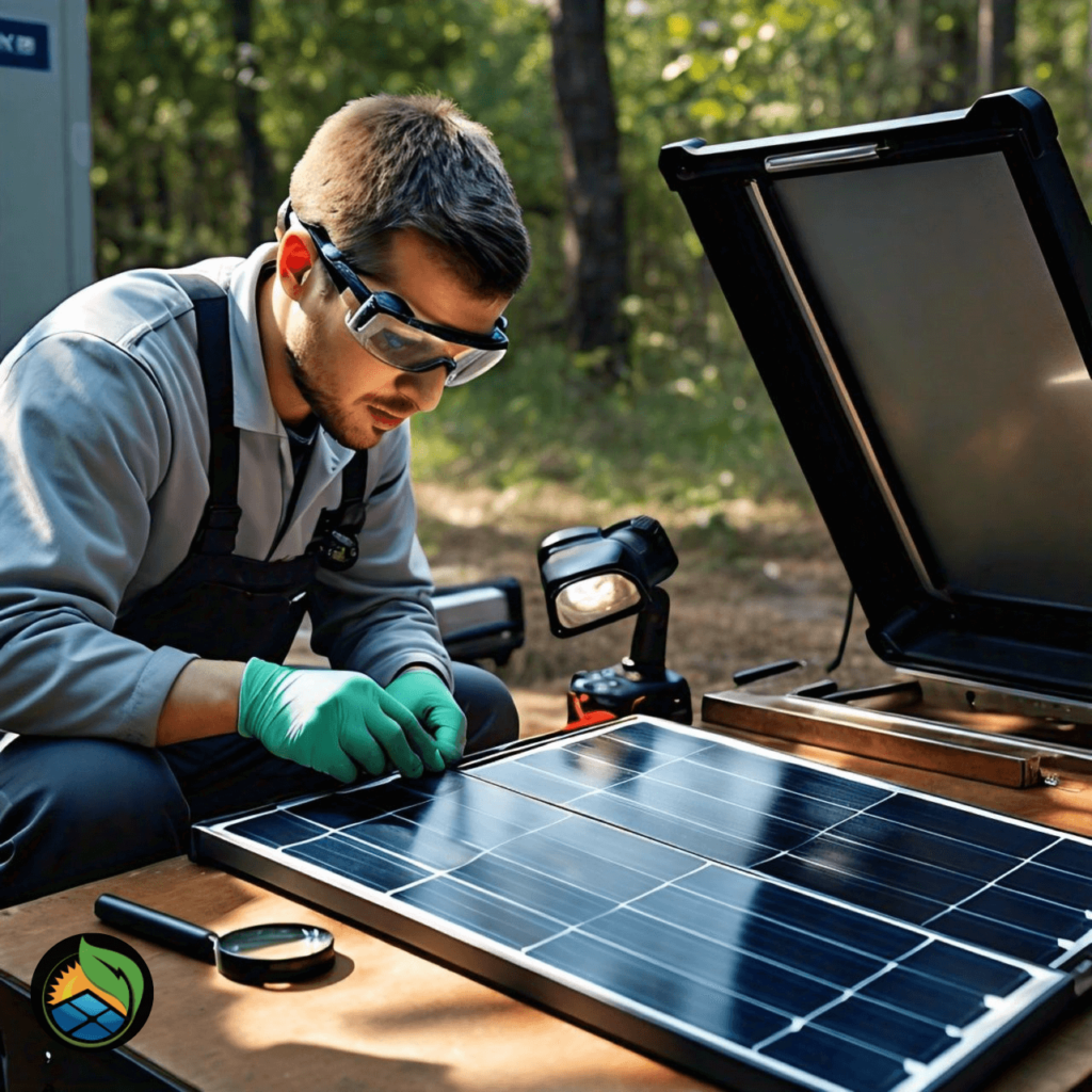 jinko solar panel verifying