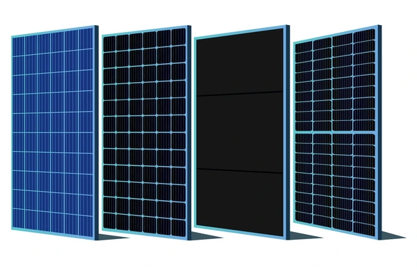 Various kinds of solar panels.