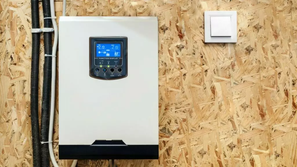 An image of a hybrid solar inverter.